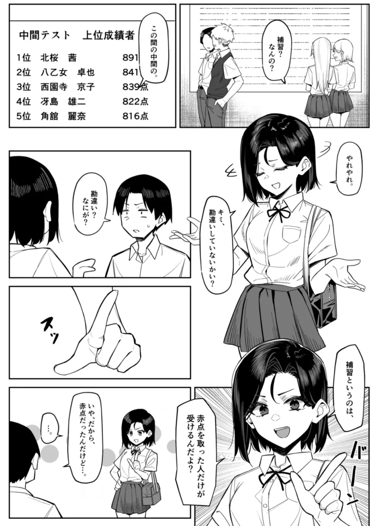 優等生にオ〇ニー見せる話 80 44
