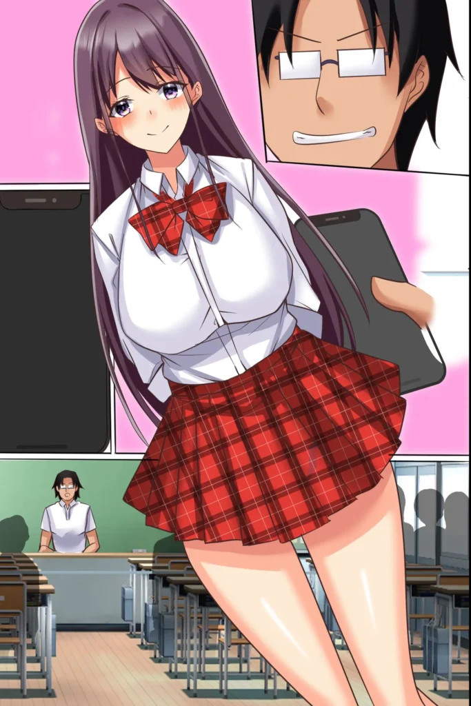 このアプリすごい!真面目で可愛い制服女子たちの常識を変えて片っ端からハメまくる陰キャ童貞教師 47 64