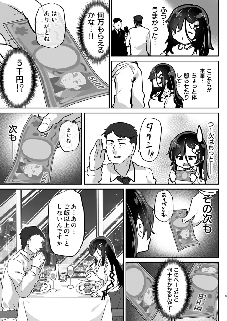 陰キャパパ活ゆーなちゃん 中出し生ハメにハマる 5 70