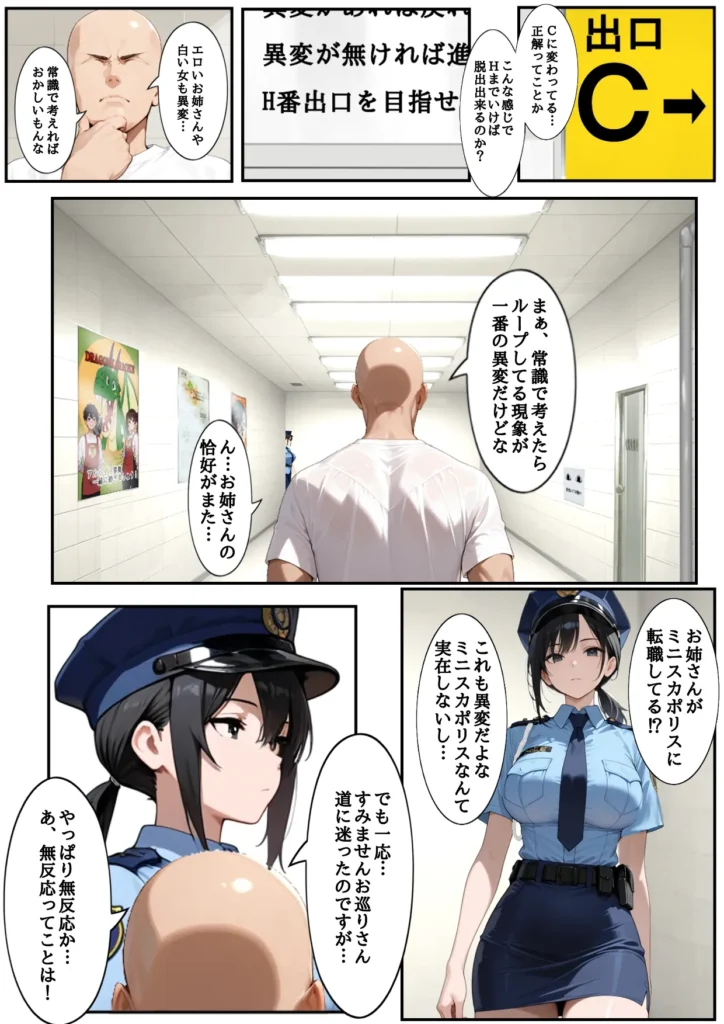 H番出口 見つけた異変がエロ過ぎて戻れない 26 105