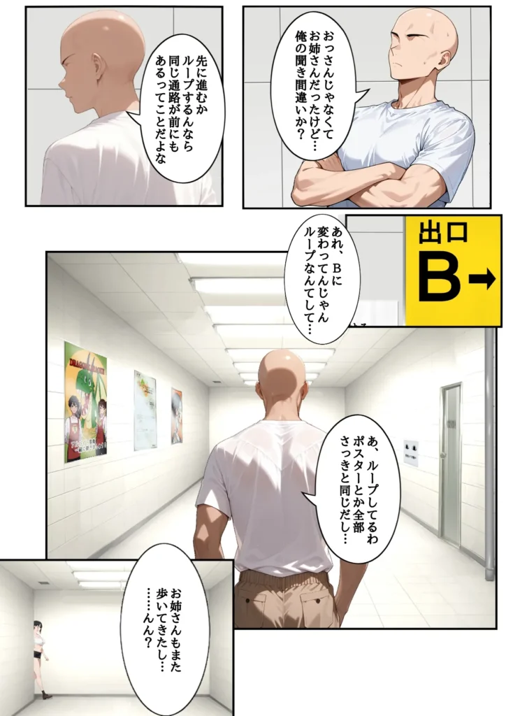 H番出口 見つけた異変がエロ過ぎて戻れない 7 121