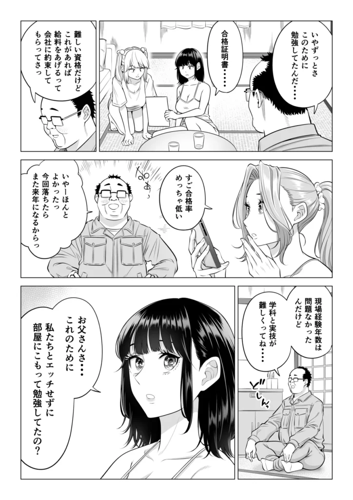 お義父さんの性欲処理は私たち三姉妹のもちまわりっ 142 1 https://eromanga-douzin.com/archives/70890