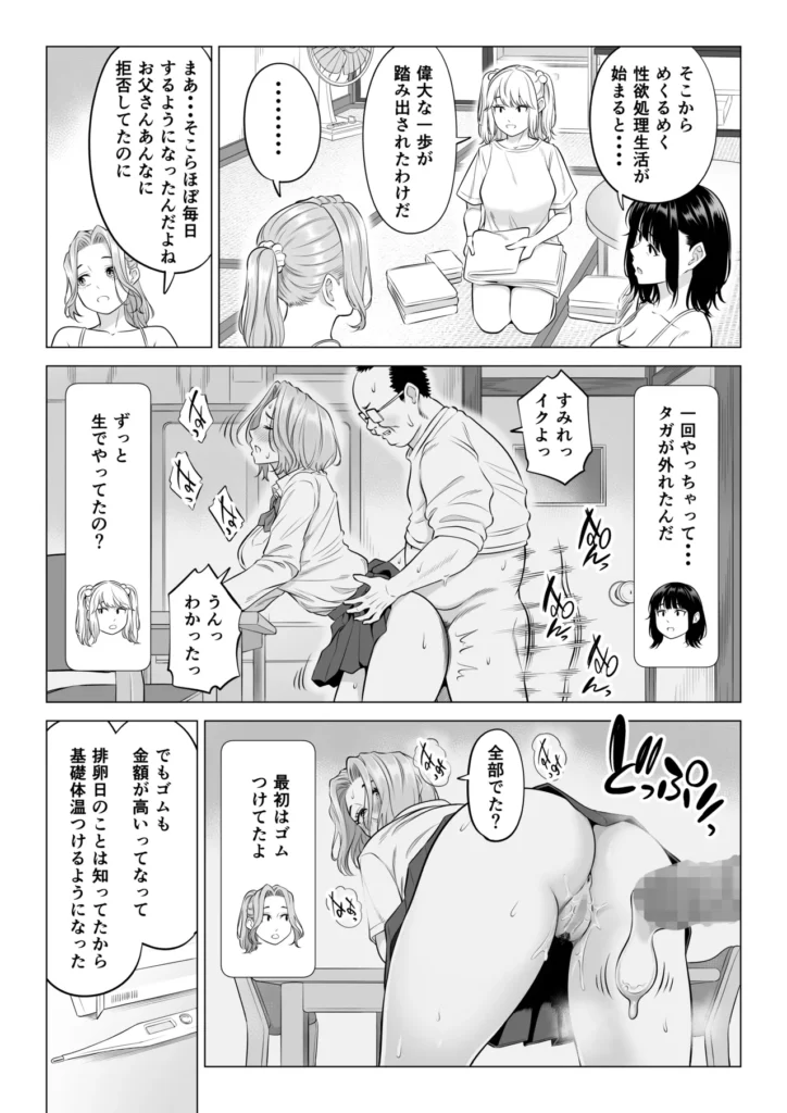 お義父さんの性欲処理は私たち三姉妹のもちまわりっ 87 2 https://eromanga-douzin.com/archives/70890