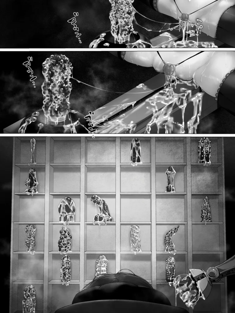 拘束少女器具責め漫画 女体器具蹂躙～完全拘束少女/クリ肥大化実験/無限ディルド機械○/性器徹底集中責めなど～ 60 65 https://eromanga-douzin.com/archives/99236