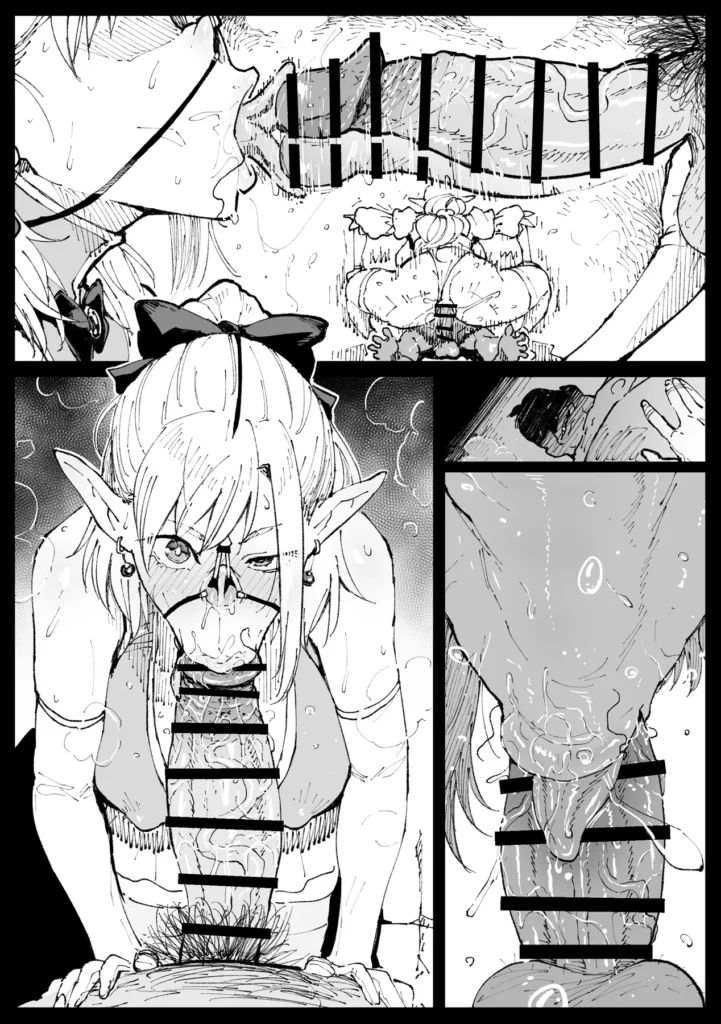 ハイエルフの女王と姫が性犯罪者を懲らしめる的なやつ 80 27 https://eromanga-douzin.com/archives/94700